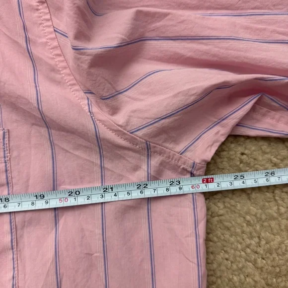 Universal Threads Pink Striped Button-Up Shirt - Picture 8 of 10